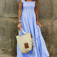 Stilvolles Maxikleid mit Karos