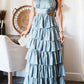Franziska | Maxikleid mit mehreren Etagen