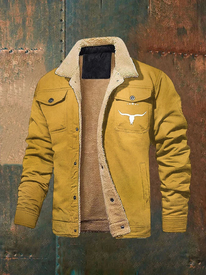 Andrew - Retro Herrenjacke für warme Wintertage