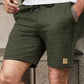 Weiße Waffelmuster-Shorts - Finn
