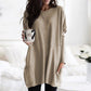 Damen Oversized Sweater mit Taschen und Rundhalsausschnitt