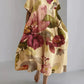 Andria - Lockeres Damenkleid mit botanischem Blumenmuster