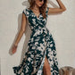 Athena - Kleid mit Blumendruck und V-Ausschnitt