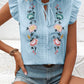 Weiße Stickerei-Bluse - Clara