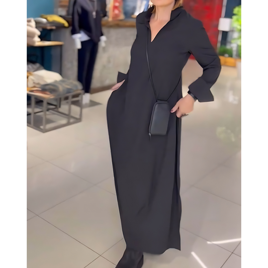 Elegantes und bequemes langes Kleid - Evita