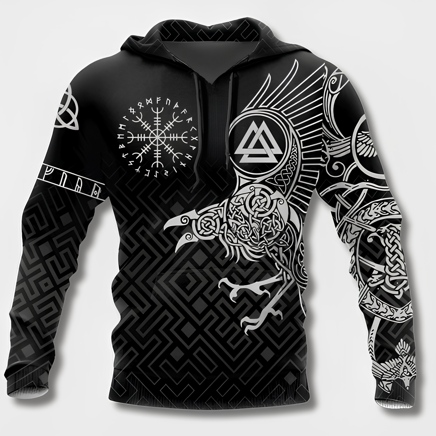 Warrior -  Wikinger-Kapuzenpulli