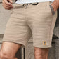 Weiße Waffelmuster-Shorts - Finn