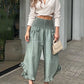 Jaya - Leinenhose mit stylischer Raffung