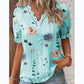 Jennifer – bluse mit blumendruck für den frühling