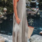 Francine™ | Gerippter Jumpsuit mit V-Ausschnitt