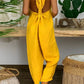 Luftiger Jumpsuit mit Raffdetail