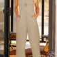 Diana™ | Spaghetti-Träger-Overall mit weitem Bein
