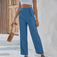 Kirsten - Unifarbene Hose mit hoher Taille