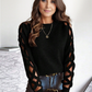 HerbstTrend® - Sexy einfarbiger Pullover mit langen Ärmeln