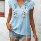 Weiße Stickerei-Bluse - Clara