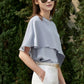 Nina - Elegantes Graues Shirt