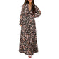 Carla's Blumen-Print Maxikleid