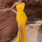 Octavia - One Shoulder Damen Maxikleid