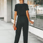 MISS PETAL V-Ausschnitt Jumpsuit | Damen Sommer Overall mit kurzen Ärmeln