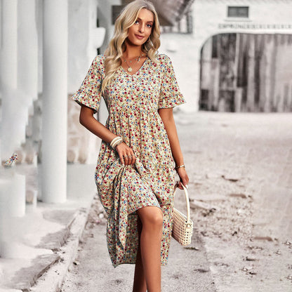 Lena – Blumen Sommerkleid
