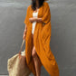 Sienna - Beigefarbener Kimono