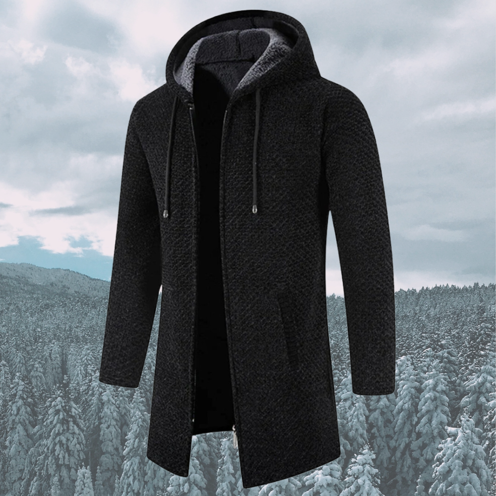 JANN - Langer Sweater mit Fleece