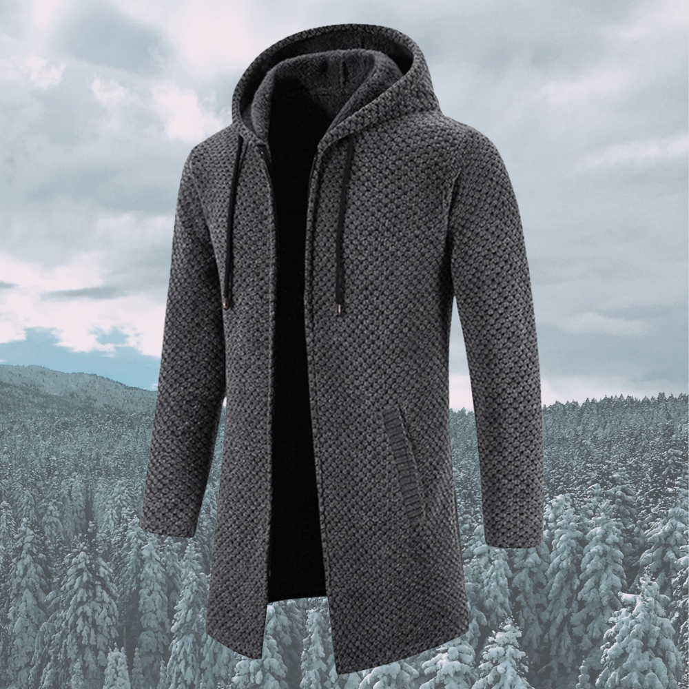 JANN - Langer Sweater mit Fleece