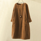 BERTHA - Super stylisches und hochwertiges Kord Kleid
