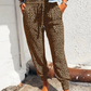 FELI - Weit geschnittene Hose mit Leopardenmuster