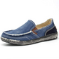 JERONIMO - Loafers für Männer mit gewaschenem Jeans-Design