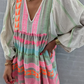 Buntes Kleid für den Sommer