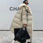 Amalia - Lange Puffer Daunenjacke