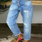 Joy - schöne jeans hose für den frühling