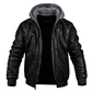 BENJAMIN 2.0 - Stilvolle Premium Leder-Winter-Jacke mit Kapuze