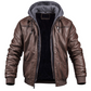 BENJAMIN 2.0 - Stilvolle Premium Leder-Winter-Jacke mit Kapuze