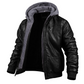 BENJAMIN 2.0 - Stilvolle Premium Leder-Winter-Jacke mit Kapuze