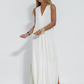 AYANIA - Set aus langem schlankmachenden Kleid und Weste