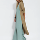 AYANIA - Set aus langem schlankmachenden Kleid und Weste
