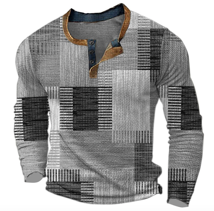 ANTONIO - Stylischer Pullover mit Waffel-Struktur für Herren (italienisches Design)