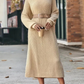 LIZA - Geripptes Kleid