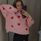 LOVE - warmer Pullover für den Frühling