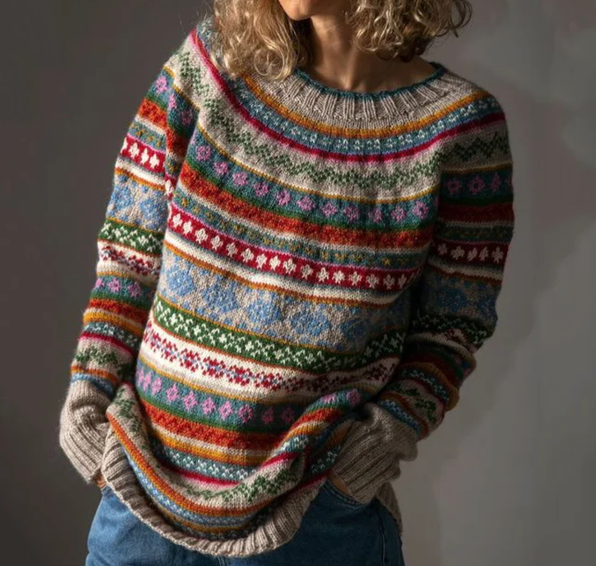 MIANA - langärmeliger Pullover für den Frühling