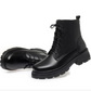 Luccia™ | Schwarze Leder-Winterstiefel