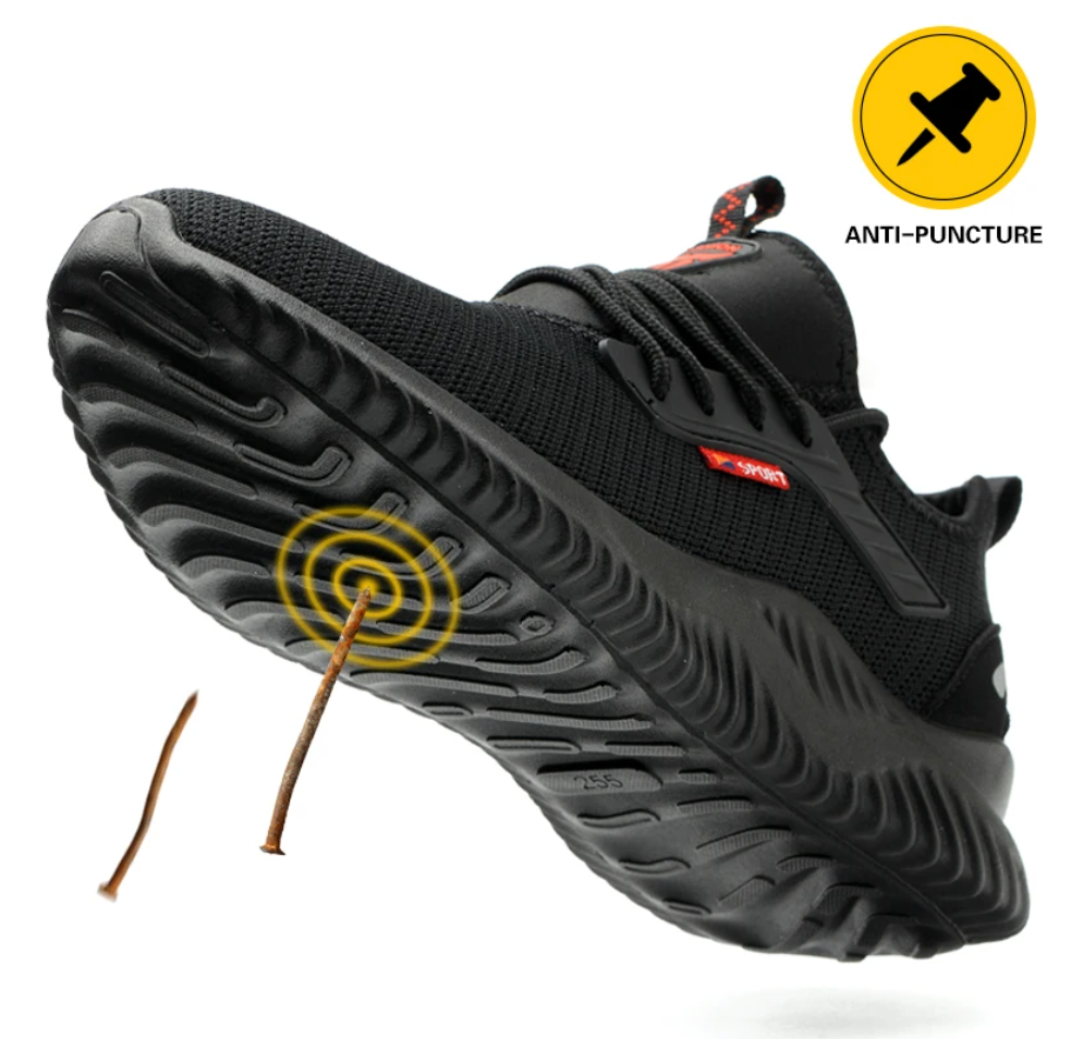 SAFETY™ - Unglaublich robuste und bequeme Sicherheitsschuhe mit integrierter Stahlkappe