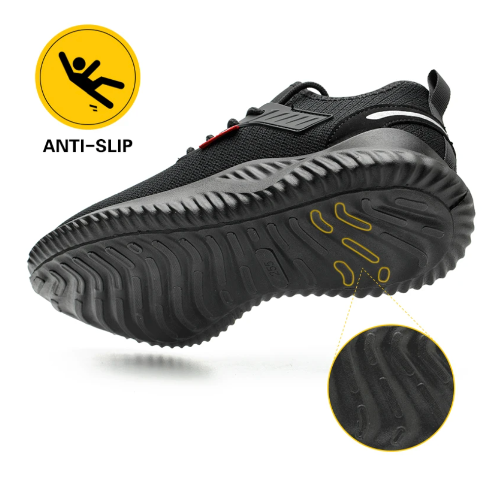 SAFETY™ - Unglaublich robuste und bequeme Sicherheitsschuhe mit integrierter Stahlkappe