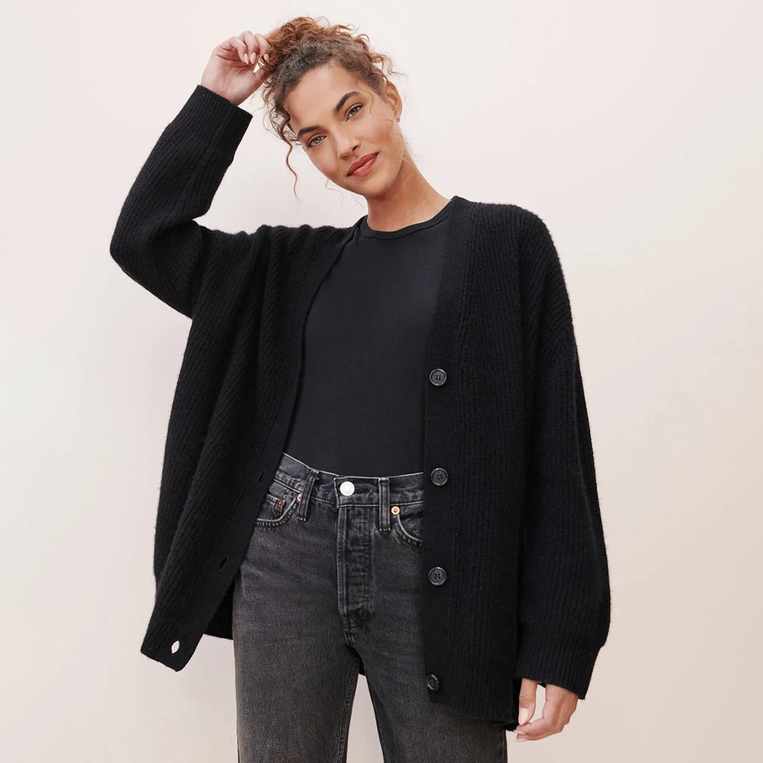 Überdimensionale Kaschmir-Cardigan
