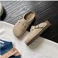 Boston - Wildleder-Schlupfclogs mit verstellbarer Schnalle