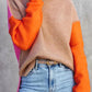 HerbstTrend® - Atemberaubender Color Block Pullover