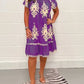 Mirellam - Geometrisch gemustertes Kleid