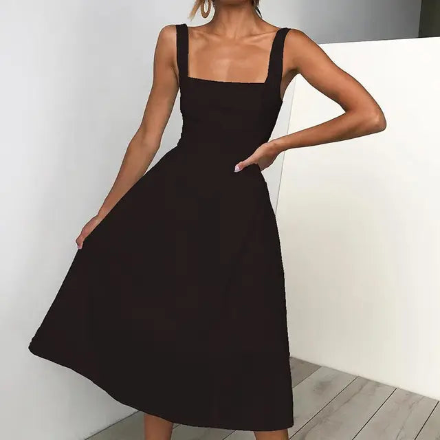 Eva - Weißes Casual-Sommerkleid